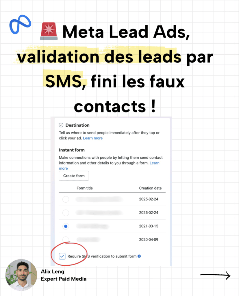 Aperçue fin année dernière aux US, la vérification SMS est disponible en France.